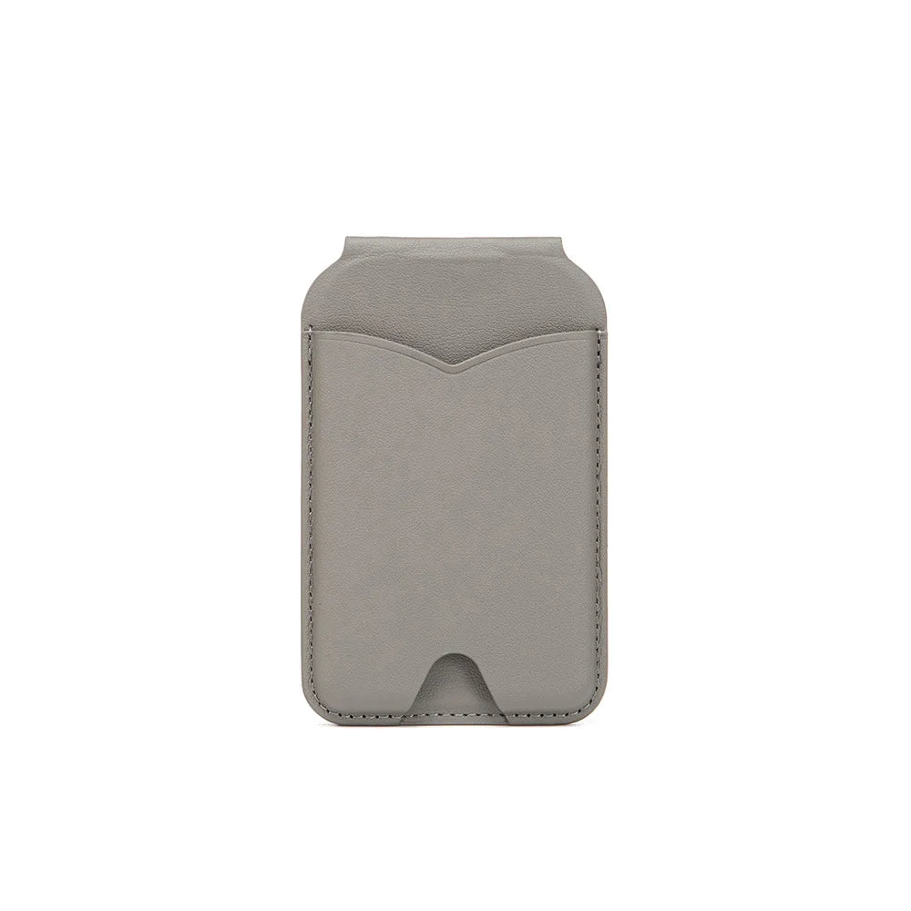 MagSafe Wallet with Mirror & Kickstand — Leather Card Holder