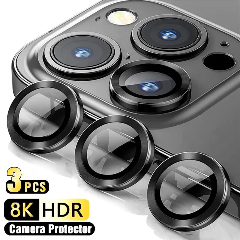 iPhone Camera Lens Protector — Tempered Glass 3-Pack (Multi-Model)