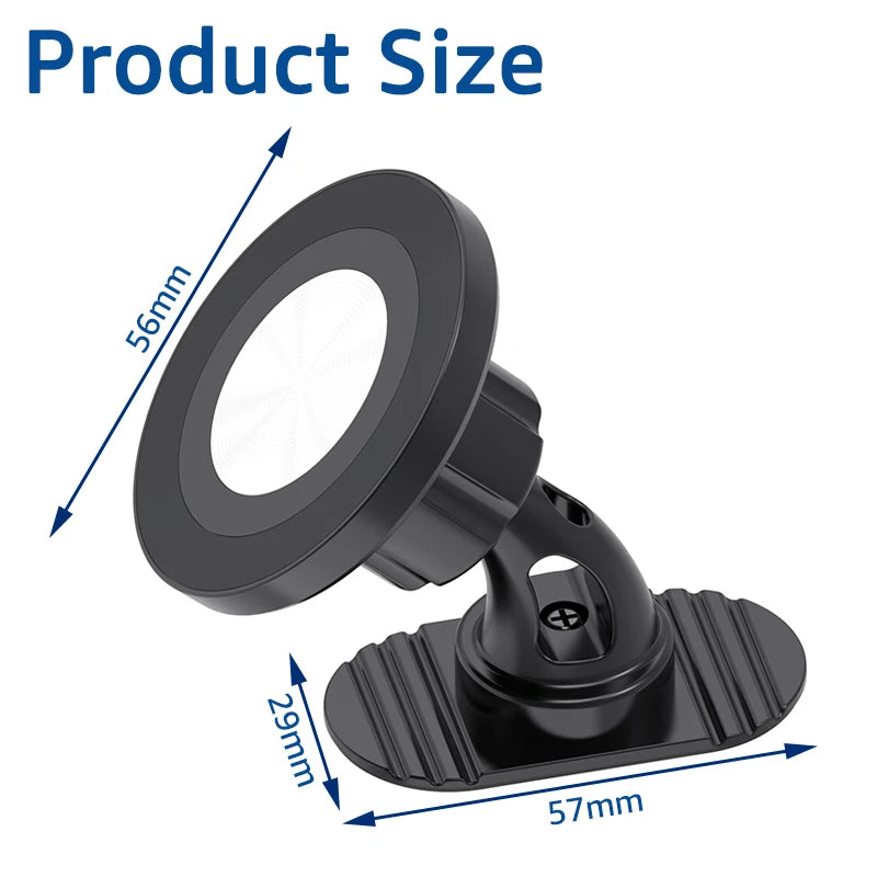 MagSafe Dashboard Car Mount — 360° Magnetic Phone Holder