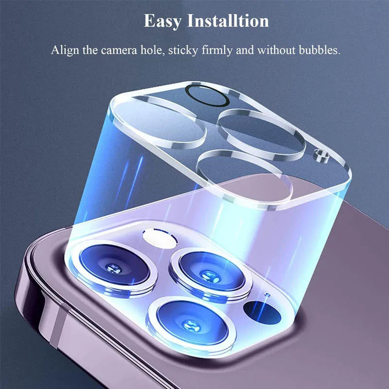 iPhone Camera Lens Protector — Tempered Glass Set (iPhone 11–17)