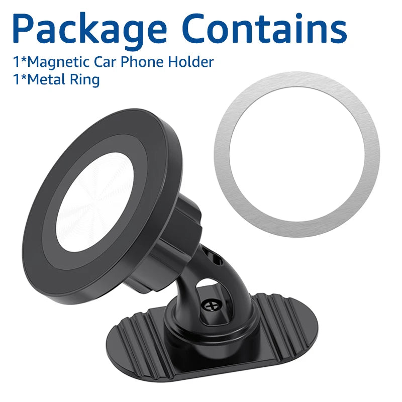 MagSafe Dashboard Car Mount — 360° Magnetic Phone Holder