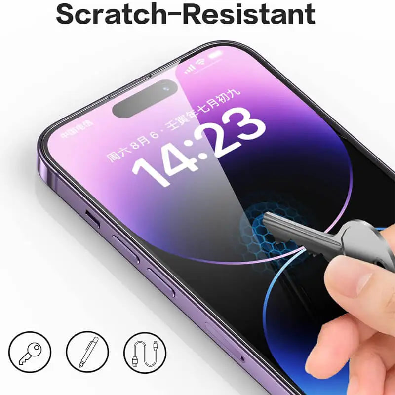 iPhone Tempered Glass Screen Protector — 3-Pack (Multi-Model)