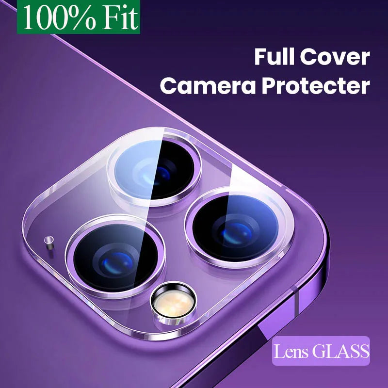 iPhone Camera Lens Protector — Tempered Glass Set (iPhone 11–17)