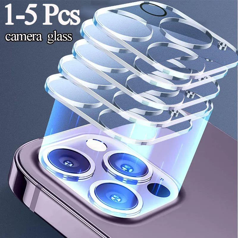 iPhone Camera Lens Protector — Tempered Glass Set (iPhone 11–17)