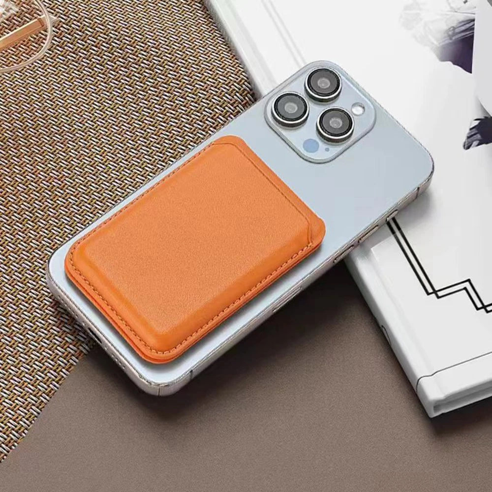 Leather MagSafe Wallet — Slim Card Case for iPhone