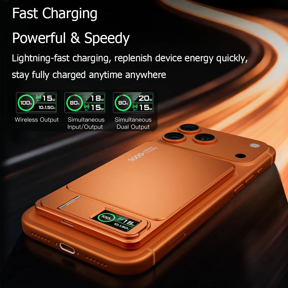 MagSafe 20W Magnetic Power Bank — 10000mAh Slim Portable Charger